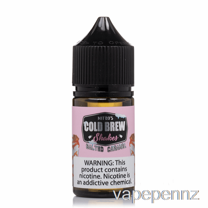 Salted Caramel - Nitros Cold Brew Salts - 30mL 25mg VAPE NZ